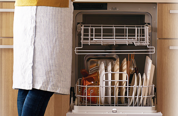 ［キッチン］食器洗い乾燥機（フロントオープン・通いかご）